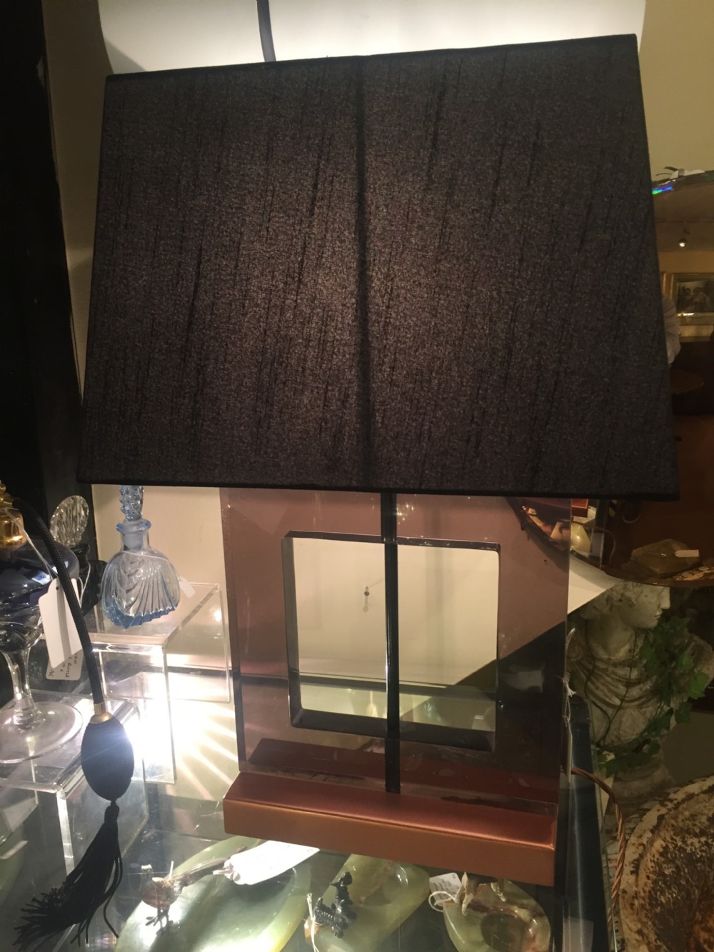 acrylic modernist lamp c1970
