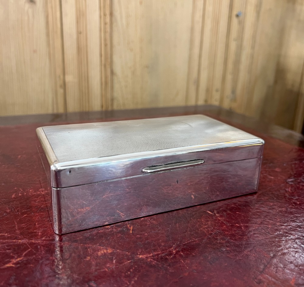 mappin webb sterling silver trinketjewellery box